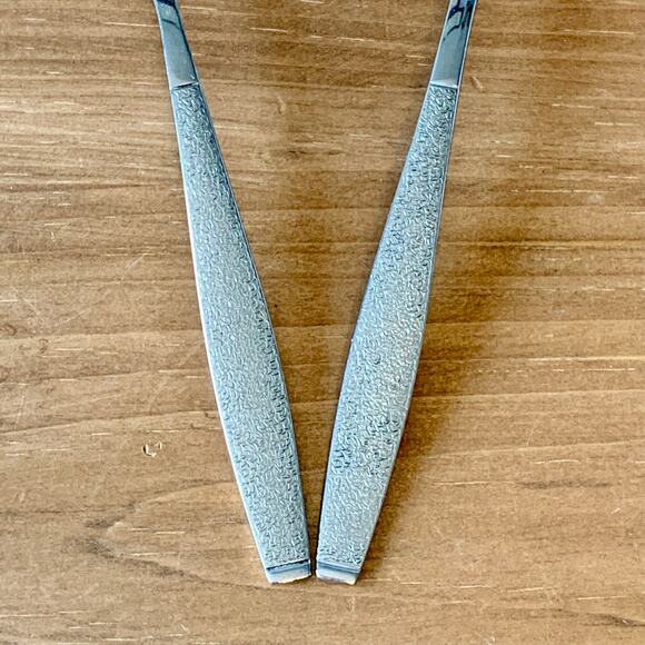 Oneida 1881 Rogers Stainless Steel Montina Indio Slotted Spoon Meat Fork Serving - Picture 5 of 9